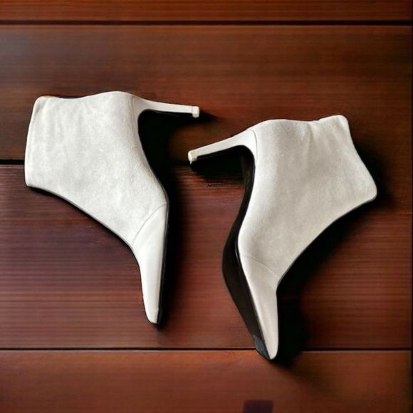 Rag & Bone Beha Leather Stiletto Ankle Boot in White - Picture 9 of 17